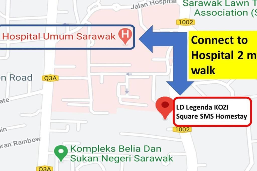 Kozi Square New Sgh Cozy Home Lv7B Kuching Ngoại thất bức ảnh